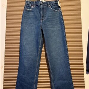 Abercrombie & Fitch Straight Leg Blue Jeans